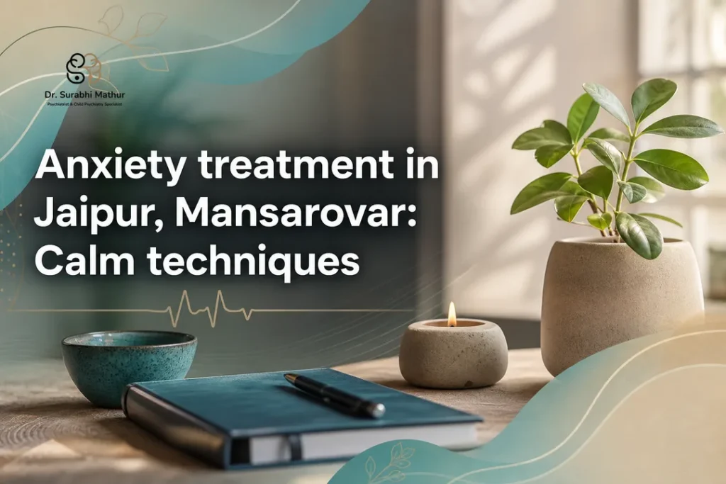 Anxiety treatment in Jaipur, Mansarovar: Calm techniques